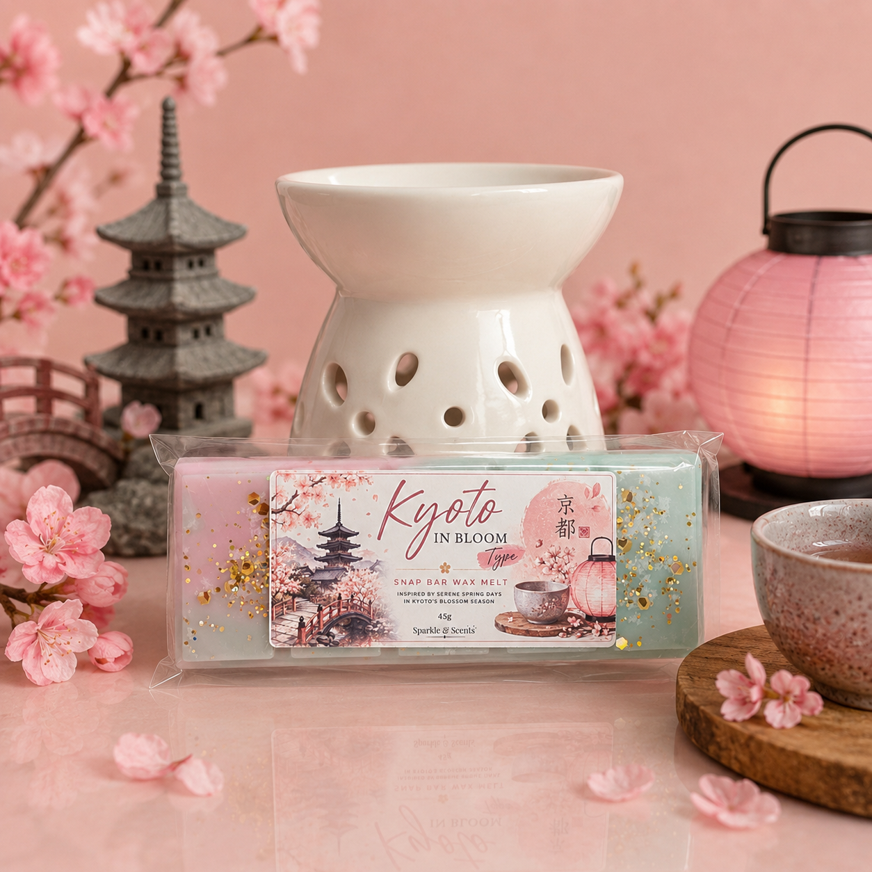 Kyoto In Bloom GH Type Snap Bar Wax Melt