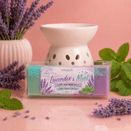 Lavender and Mint Snap Bar Wax Melts