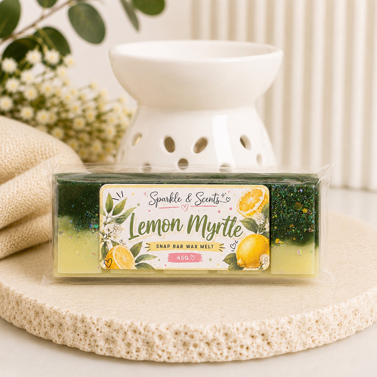 Lemon Myrtle Snap Bar Wax Melt