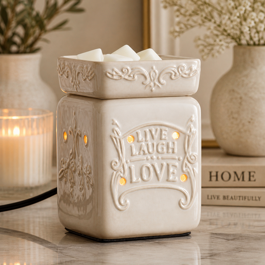 Live Love Laugh - Square Illumination Warmer