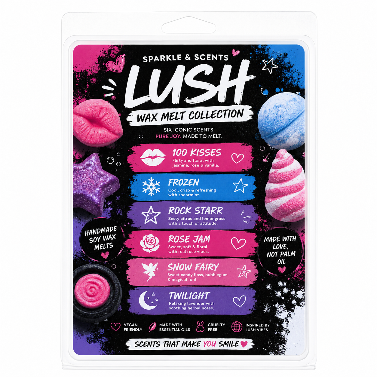 Lush Type Wax Melt Collection