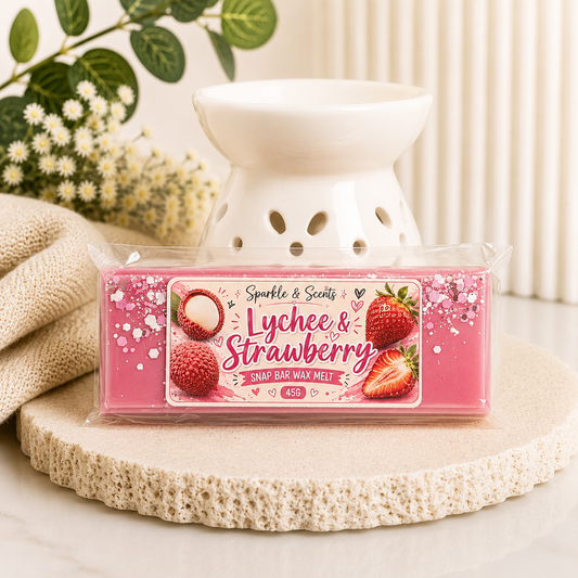 Lychee & Strawberries Snap Bar Wax Melt