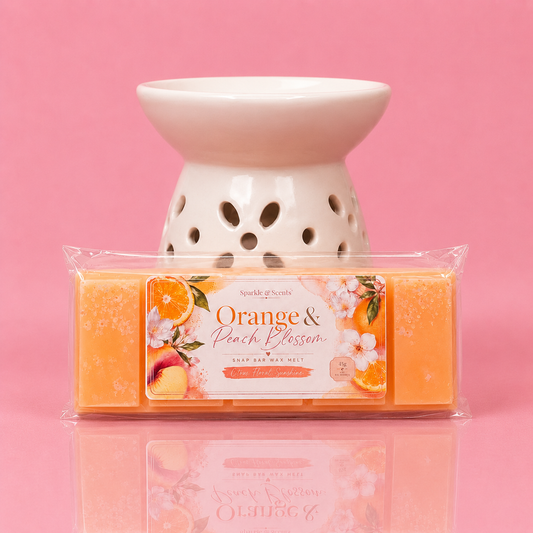 Orange & Peach Blossom Snap Bar Wax Melt