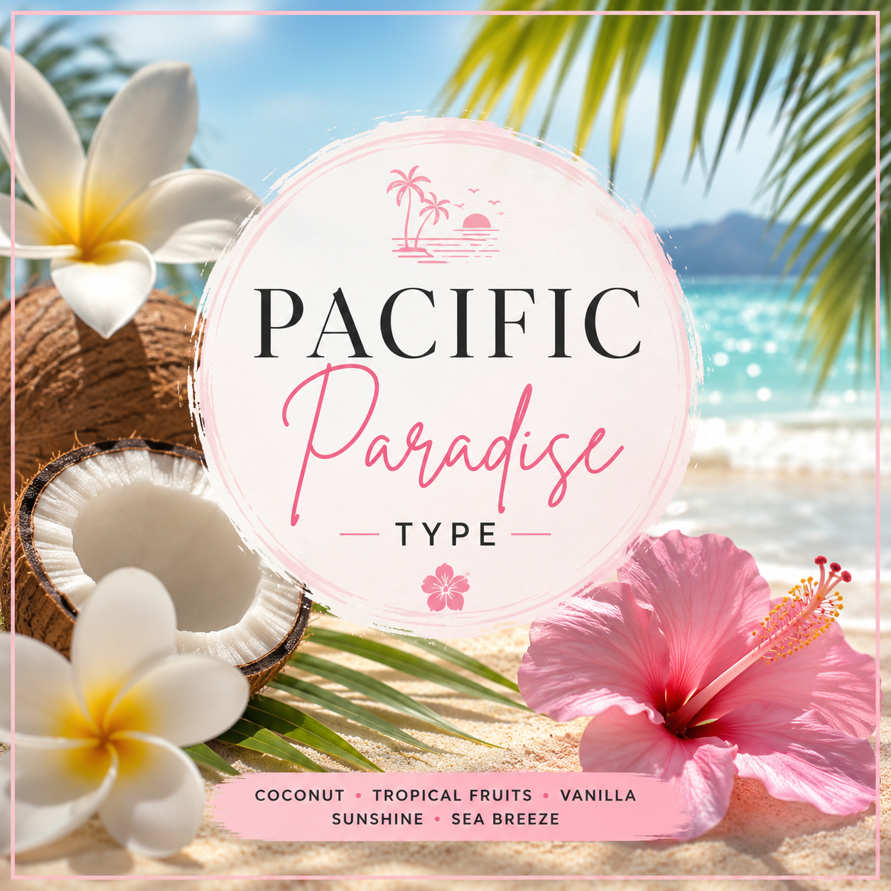 Pacific Paradise Type Clamshell Wax Melt