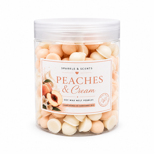 Peaches & Cream Wax Melt Pebbles