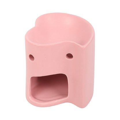 Pink Heart Tealight Wax Melt Warmer