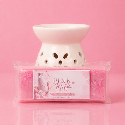 Pink Milk Type Snap Bar Wax Melt