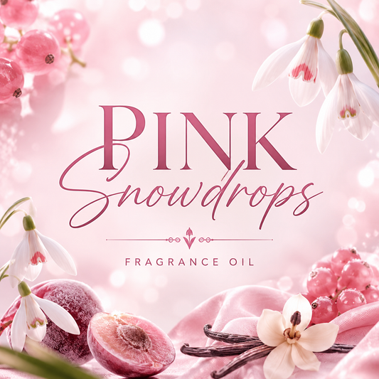 Pink Snowdrops Clamshell Wax Melt