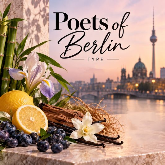 Poets of Berlin Type Clamshell Wax Melt