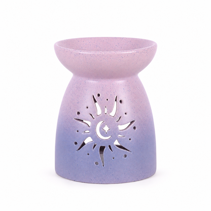 Purple Sun Cut Out Tealight Wax Melt Warmer