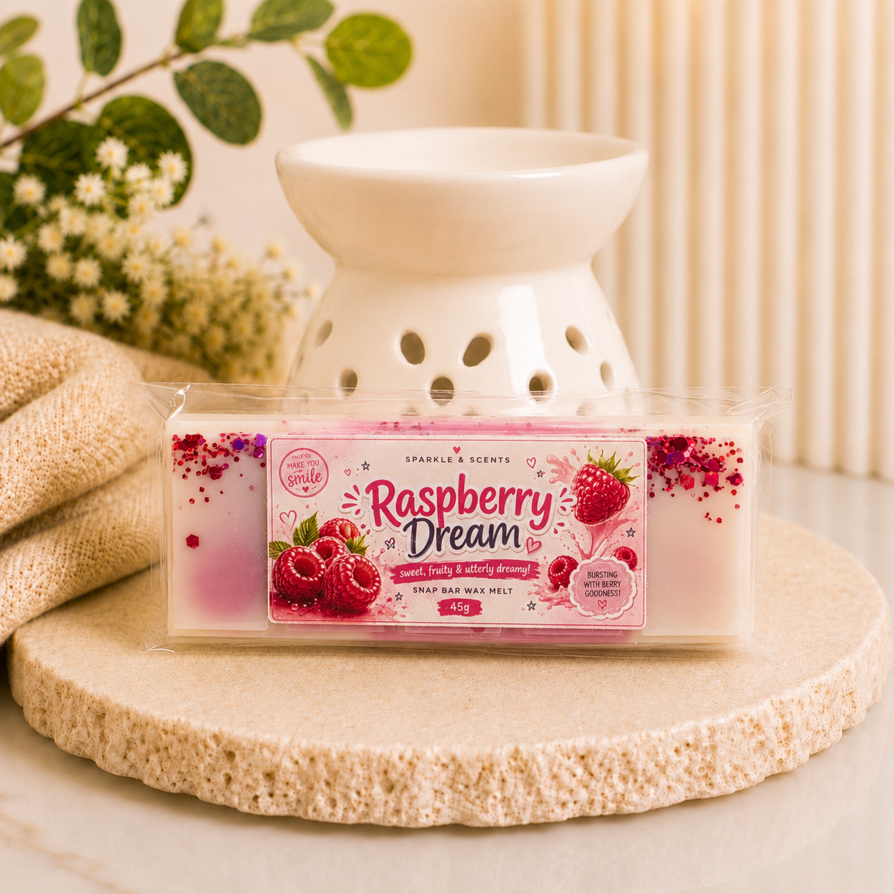 Raspberry Dream Snap Bar Wax Melt