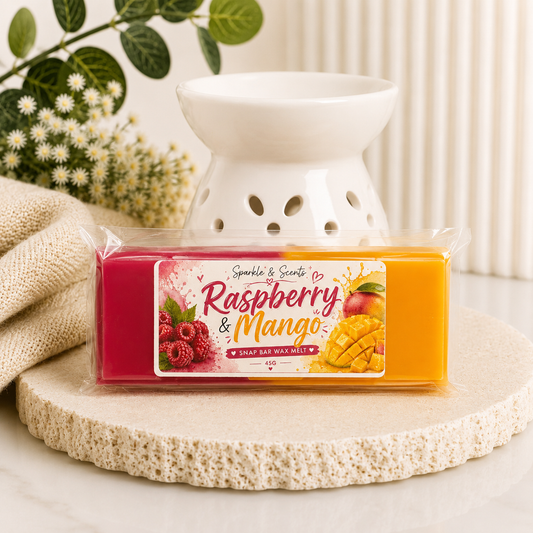 Raspberry and Mango Snap Bar Wax Melts