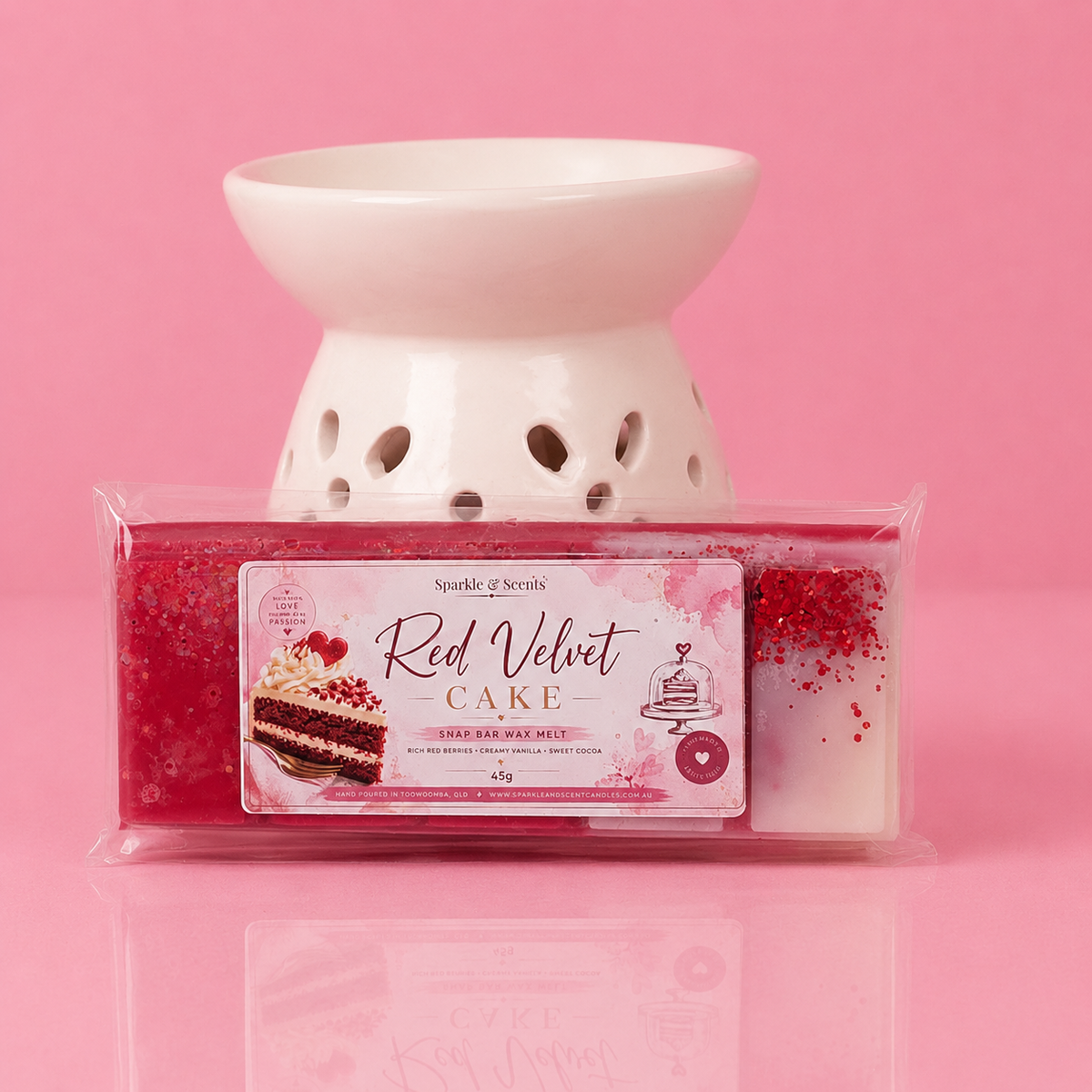 Red Velvet Cake Snap Bar Wax Melt