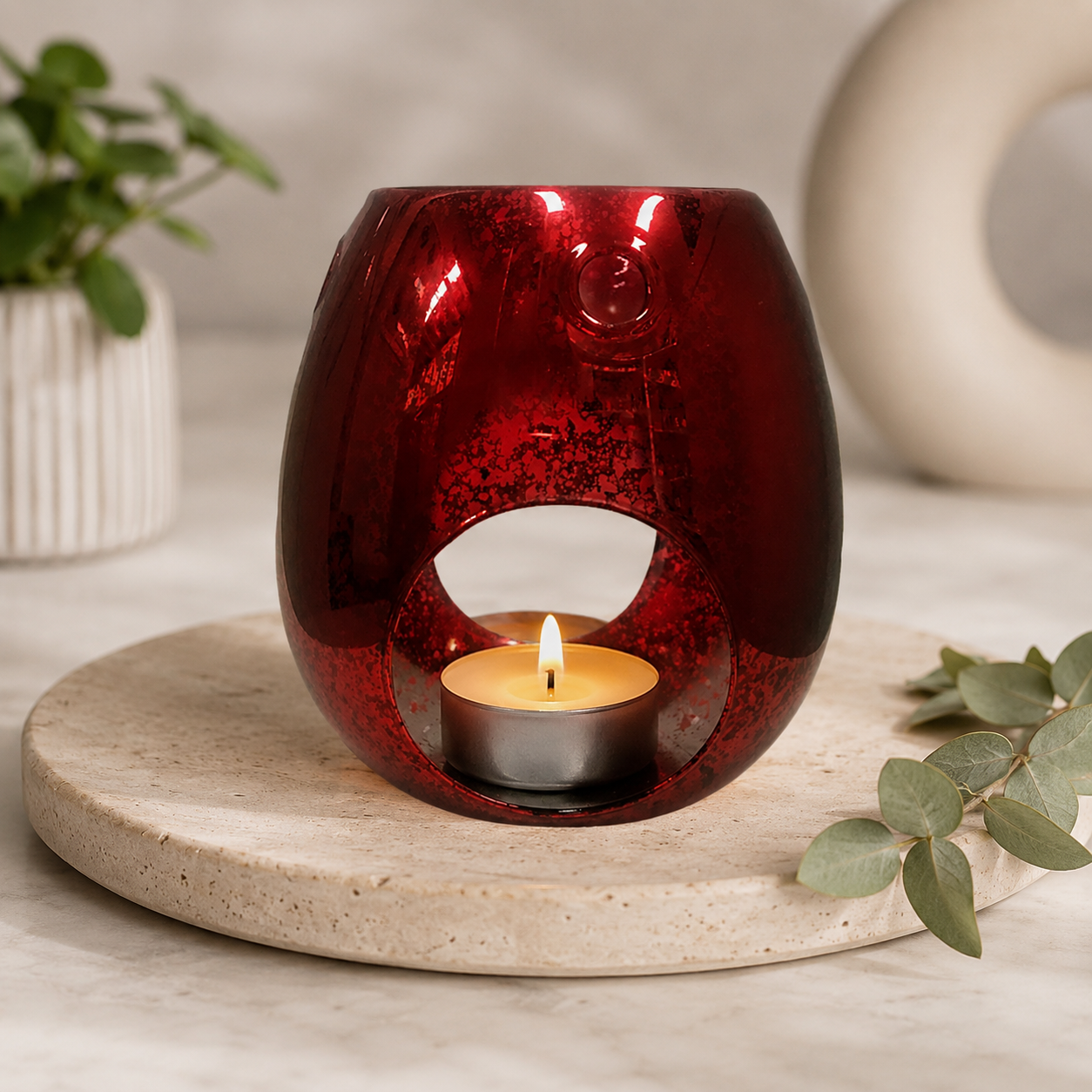 Red Tealight Wax Melt Warmer