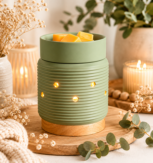 Sage Wood Illumination Warmer