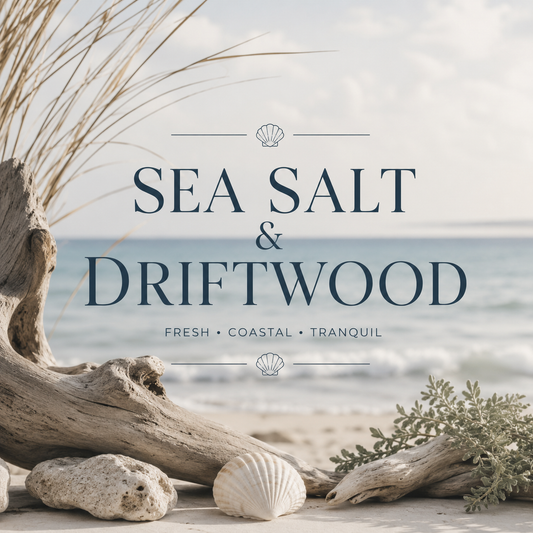 Sea Salt & Driftwood Clamshell Wax Melt