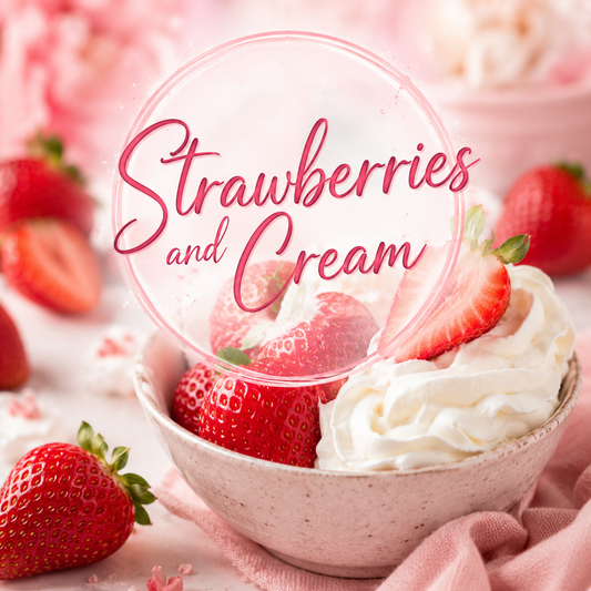 Strawberries & Cream Clamshell Wax Melt