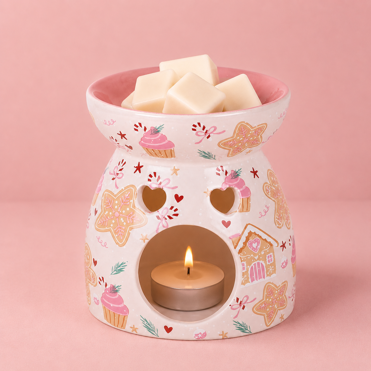 Sugarplum Bakery Print Tealight Wax Melt Warmer