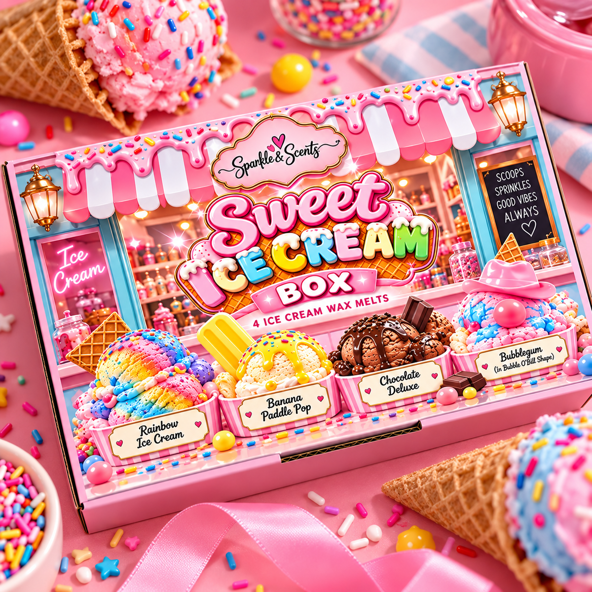 Sweet Ice Cream Wax Melt Box