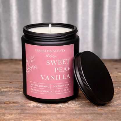 Black After Dark Jar Candle