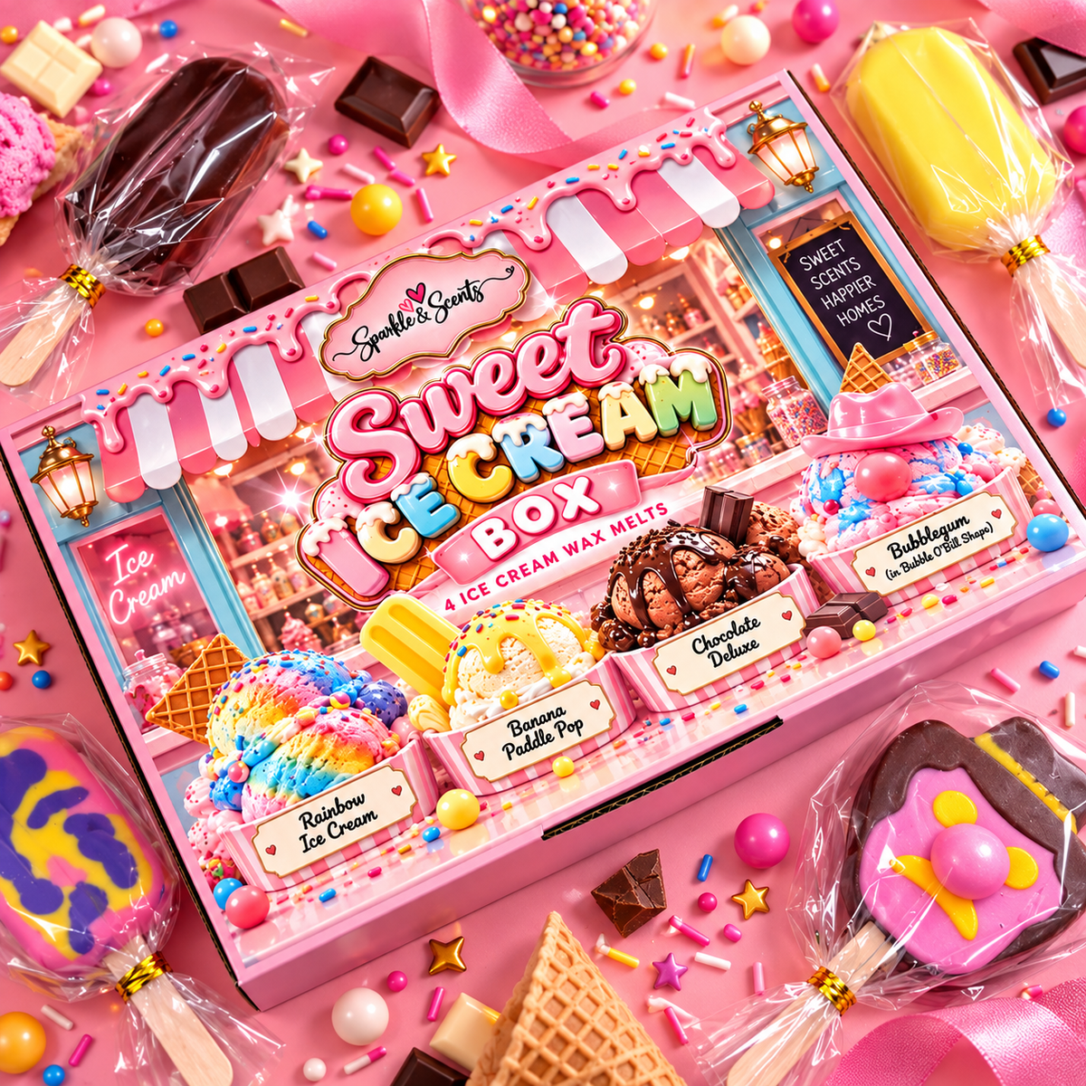 Sweet Ice Cream Wax Melt Box