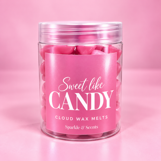 Sweet like Candy Cloud Wax Melt Jar