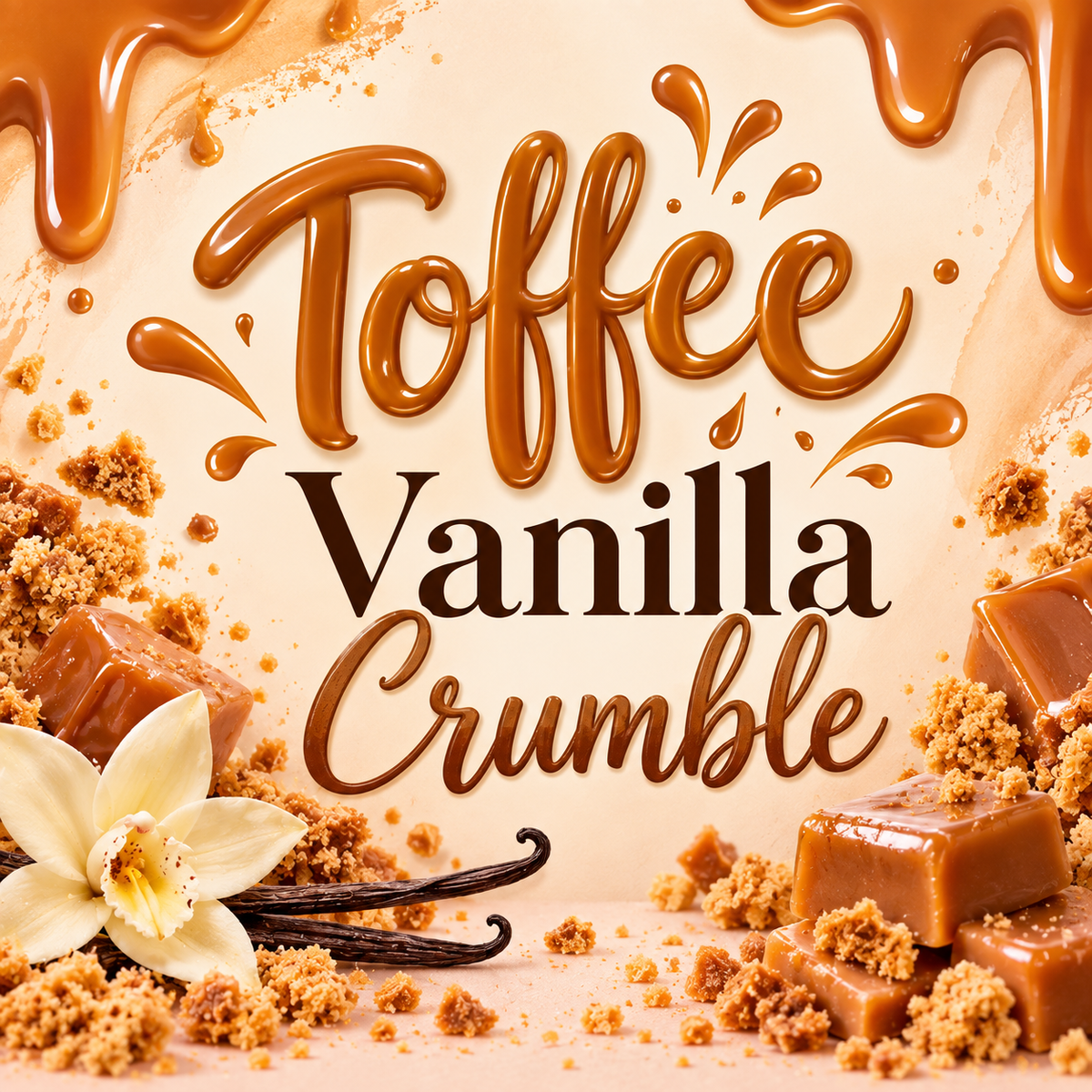 Toffee Vanilla Crumble (Golden Gaytime) Clamshell Wax Melt