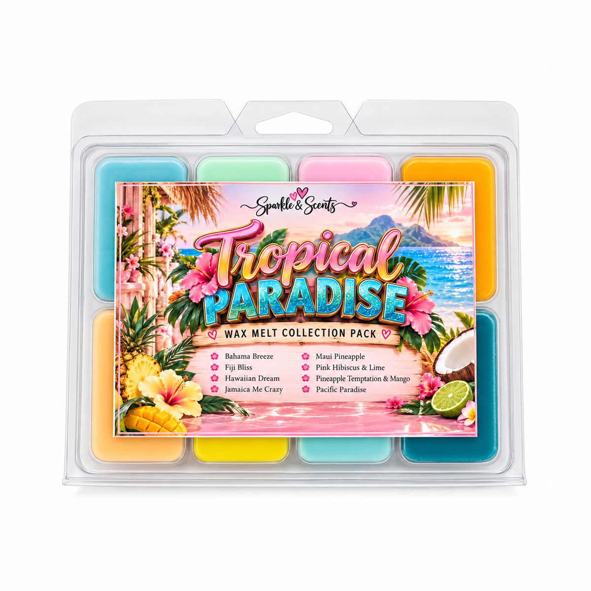 Tropical Paradise Wax Melt Collection Pack