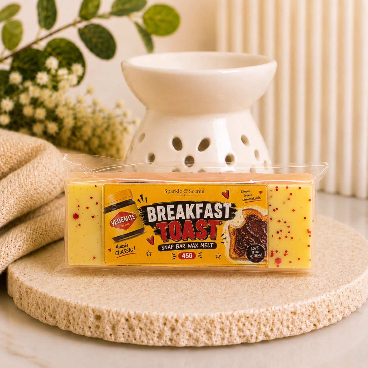 Vegemite Toast Snap Bar Wax Melt