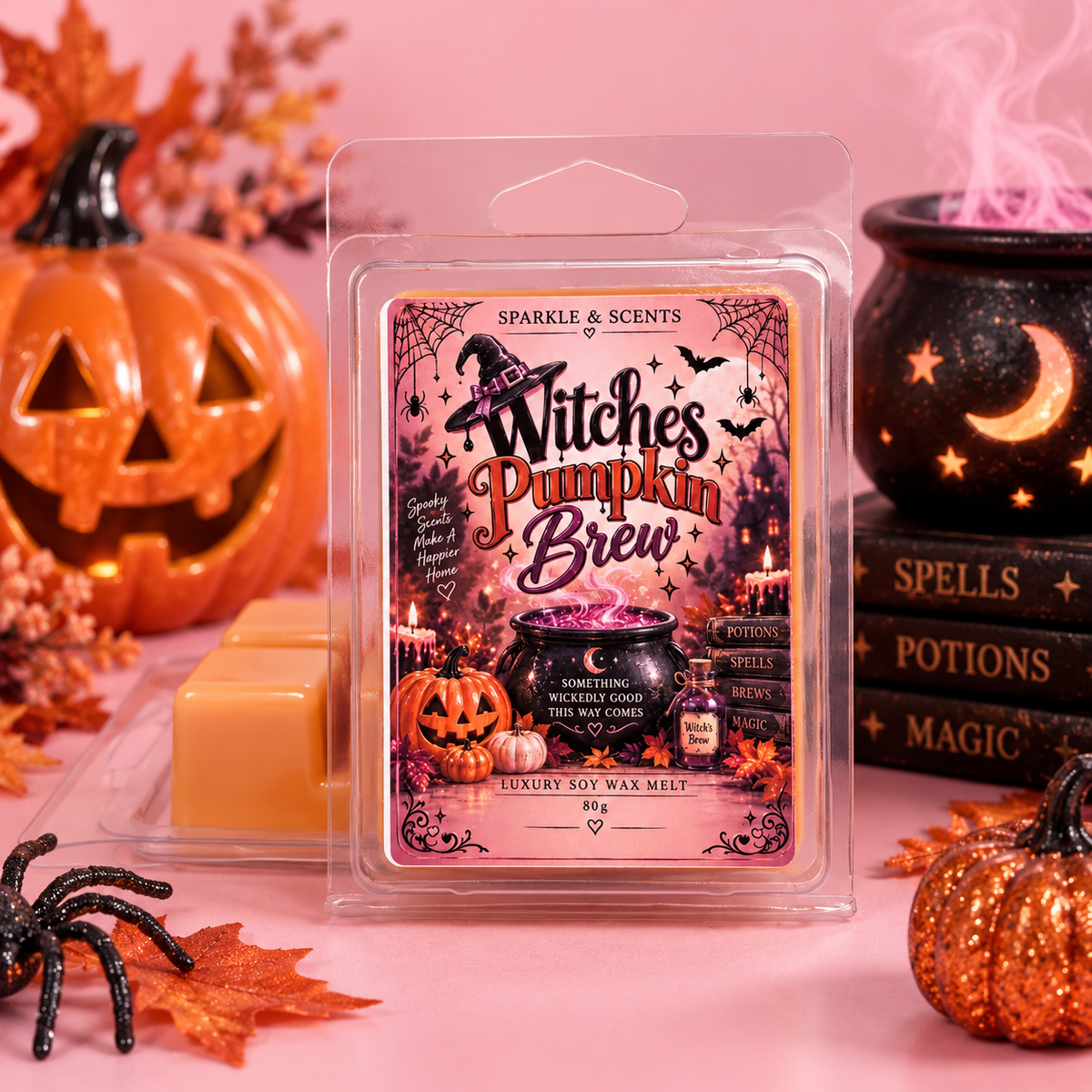 Witches Pumpkin Brew Halloween Clamshell Wax Melt