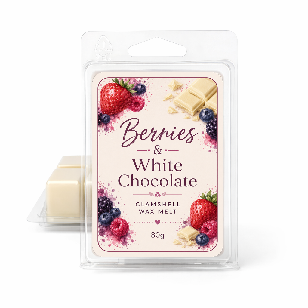 Berries & White Chocolate Clamshell Soy Wax Melt