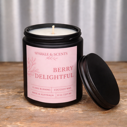 Black After Dark Jar Candle