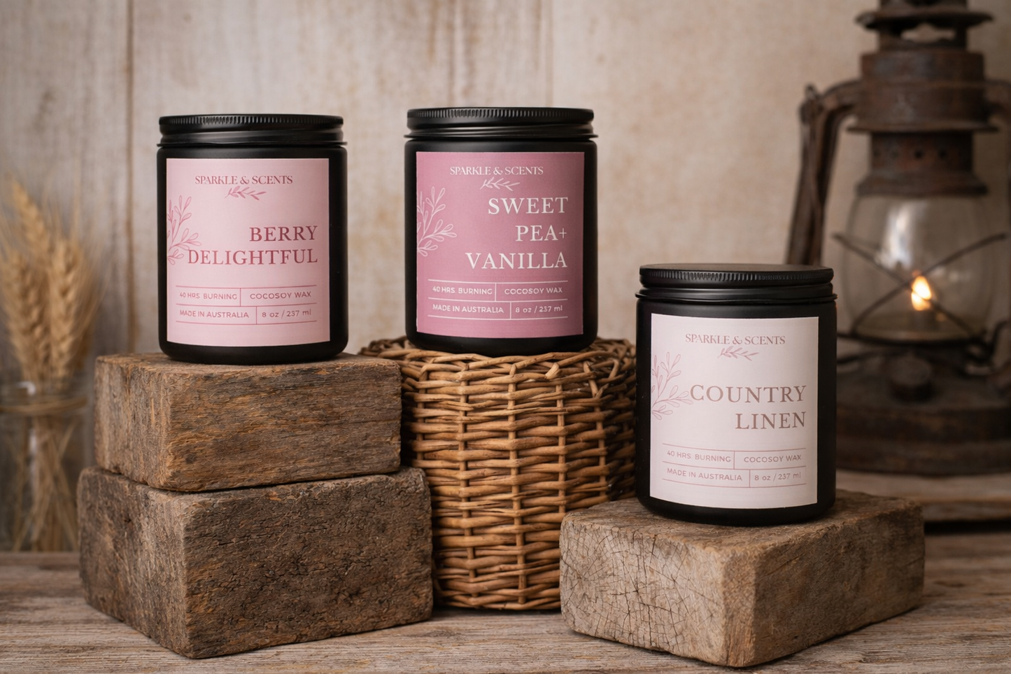 Black After Dark Jar Candle