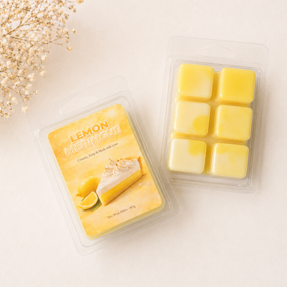 Lemon Meringue Clam shell Soy Wax Melt