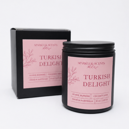 Black After Dark Jar Candle