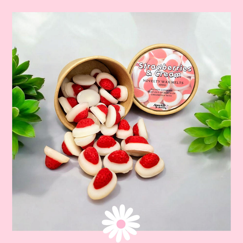 Strawberries & Cream lolly Wax Melts