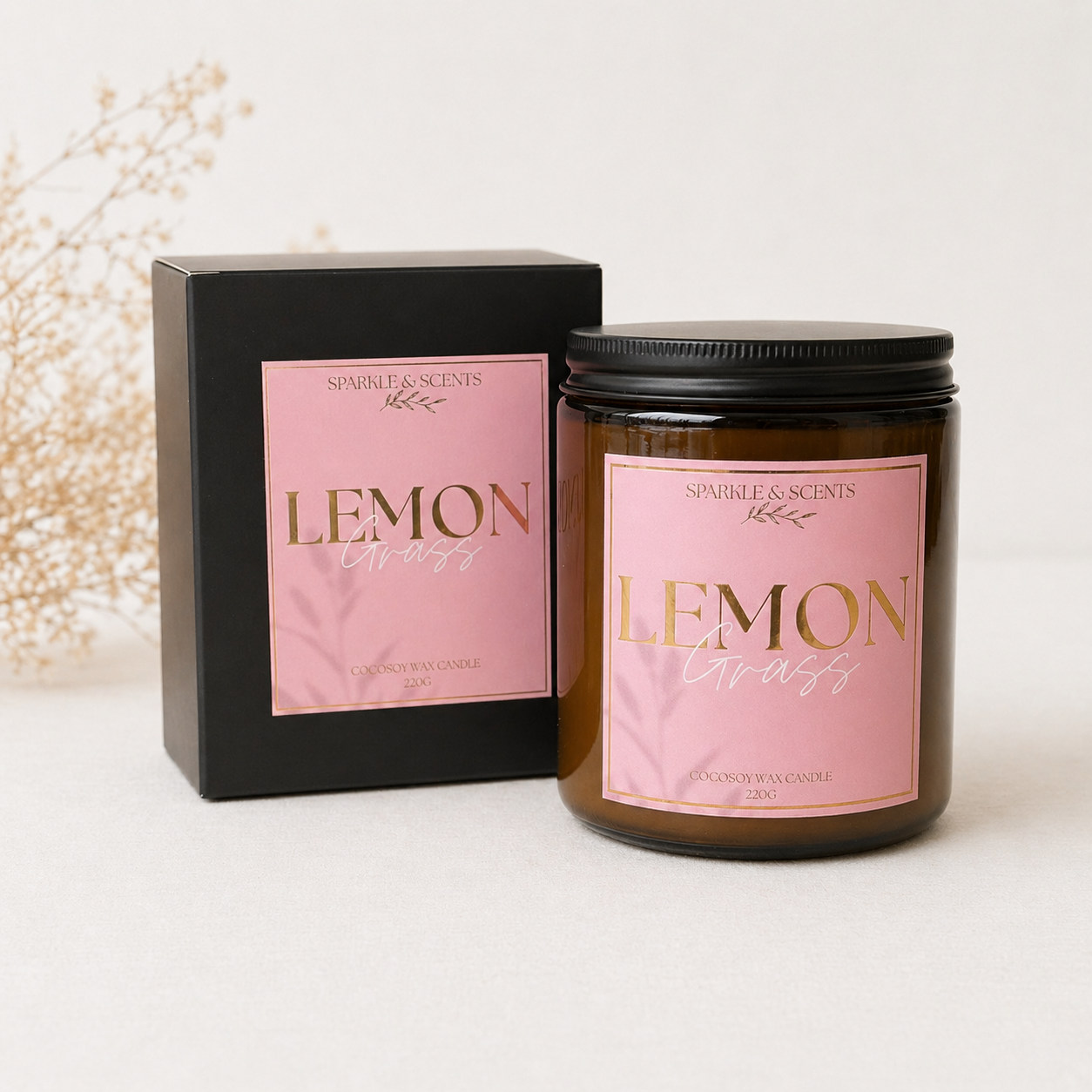 Archie Amber Jar Candle