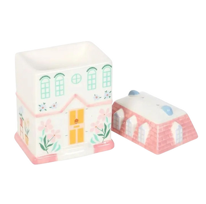 Pastel House Tealight Wax Melt Warmer