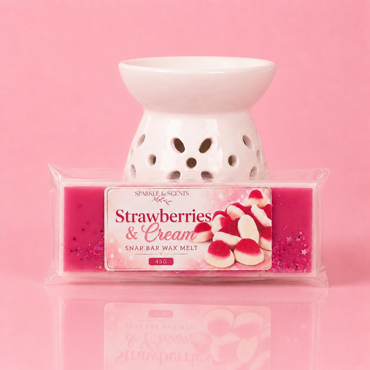 Strawberries and Cream Snap Bar Wax Melts
