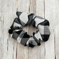 Black Gingham Scrunchie