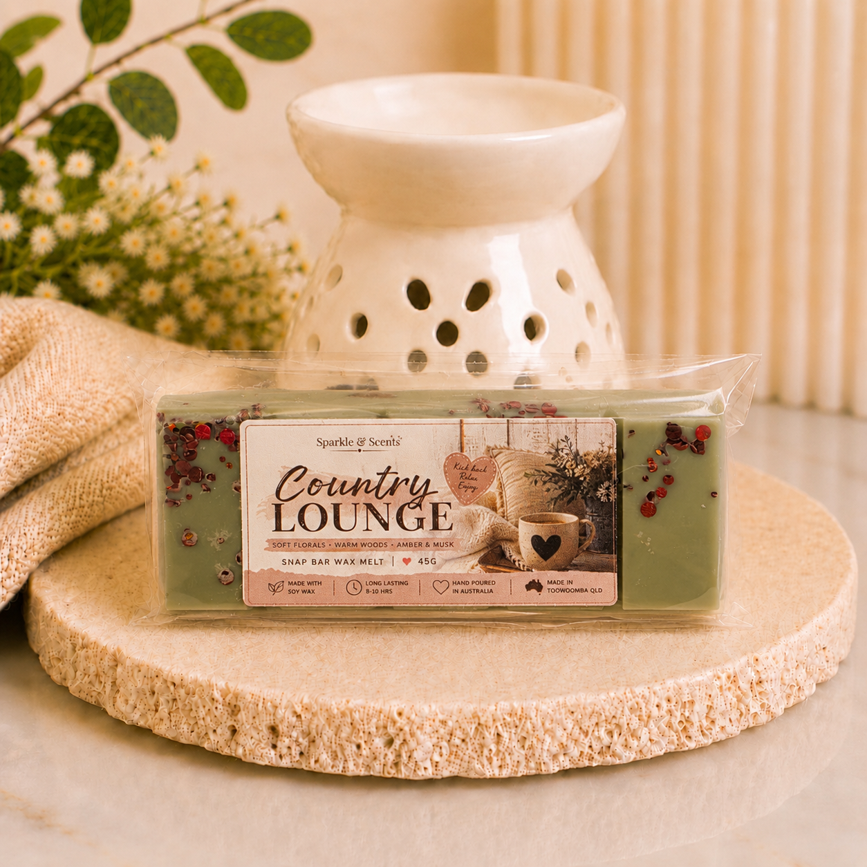 Country Lounge Snap Bar Wax Melt
