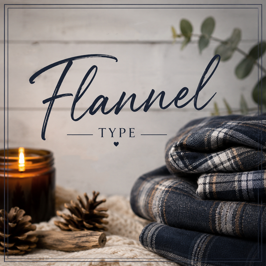 Flannel Type Clamshell Wax Melt