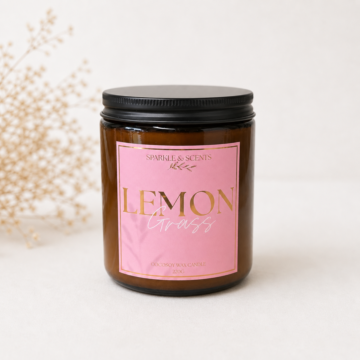 Archie Amber Jar Candle