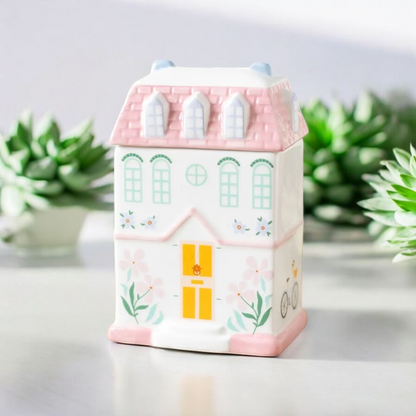 Pastel House Tealight Wax Melt Warmer