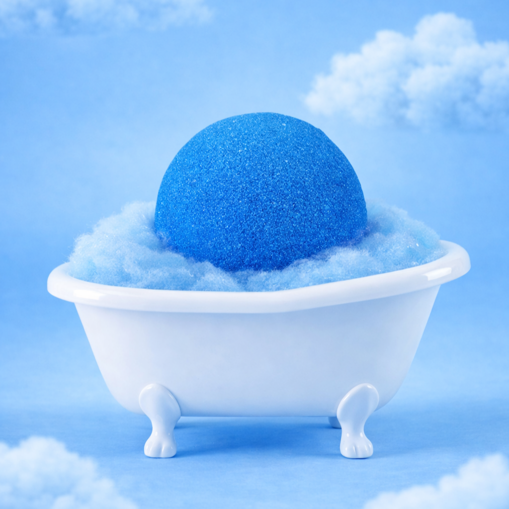 Blueberry Slushie Bath Bomb
