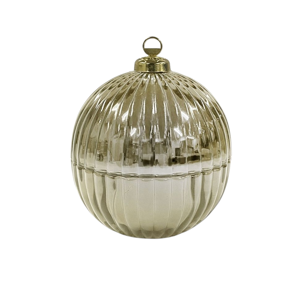 Christmas Bauble Candle - Gold