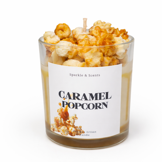 Caramel Popcorn Dessert Candle