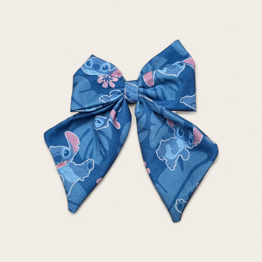 Stitch Hair Bow Clip