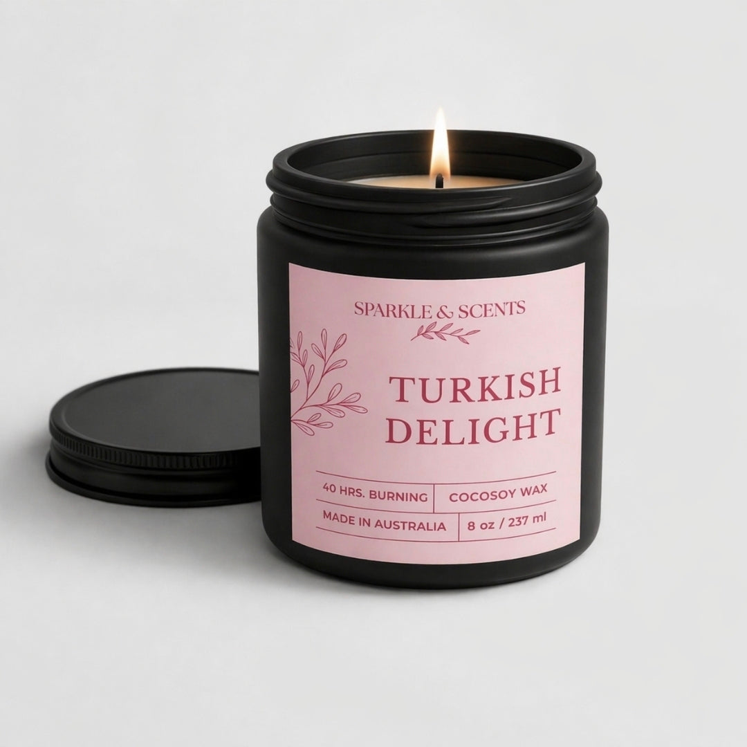Black After Dark Jar Candle