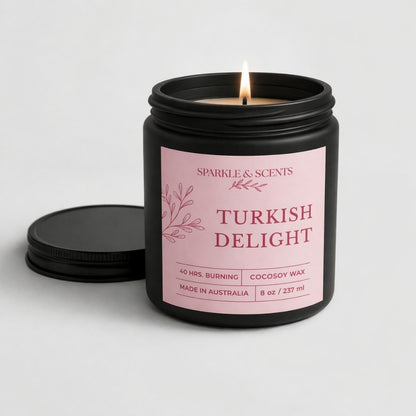 Black After Dark Jar Candle